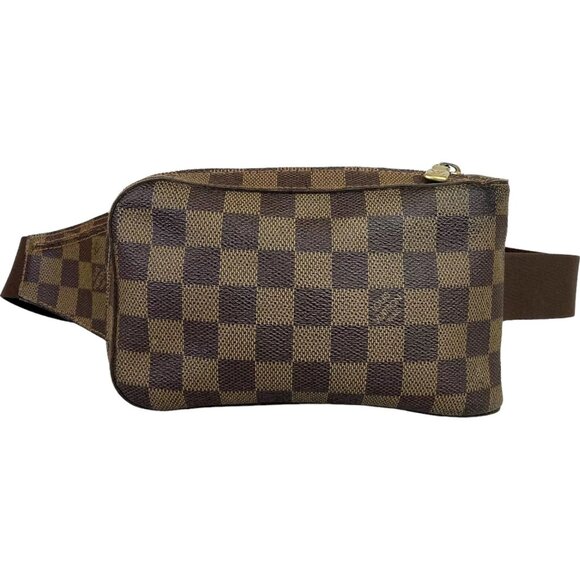 064515AG Louis Vuitton Waist Bag Brown Geronimos Damier - Picture 1 of 14